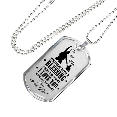 Father and Son Necklace Jewelry From Father Birthday Gifts, Christmas Gift Idea